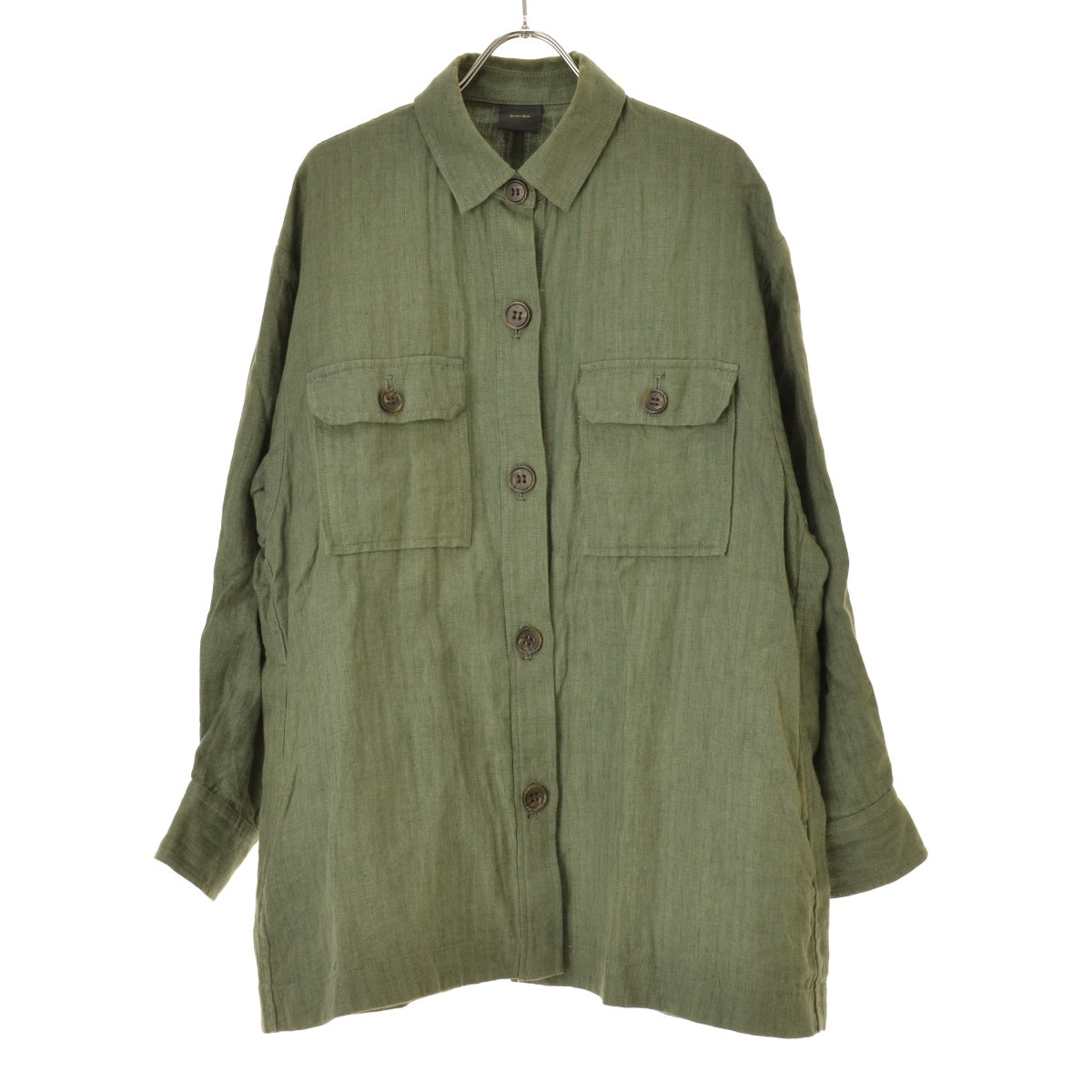 SPICK AND SPAN ヘリンボーンシャツジャケット