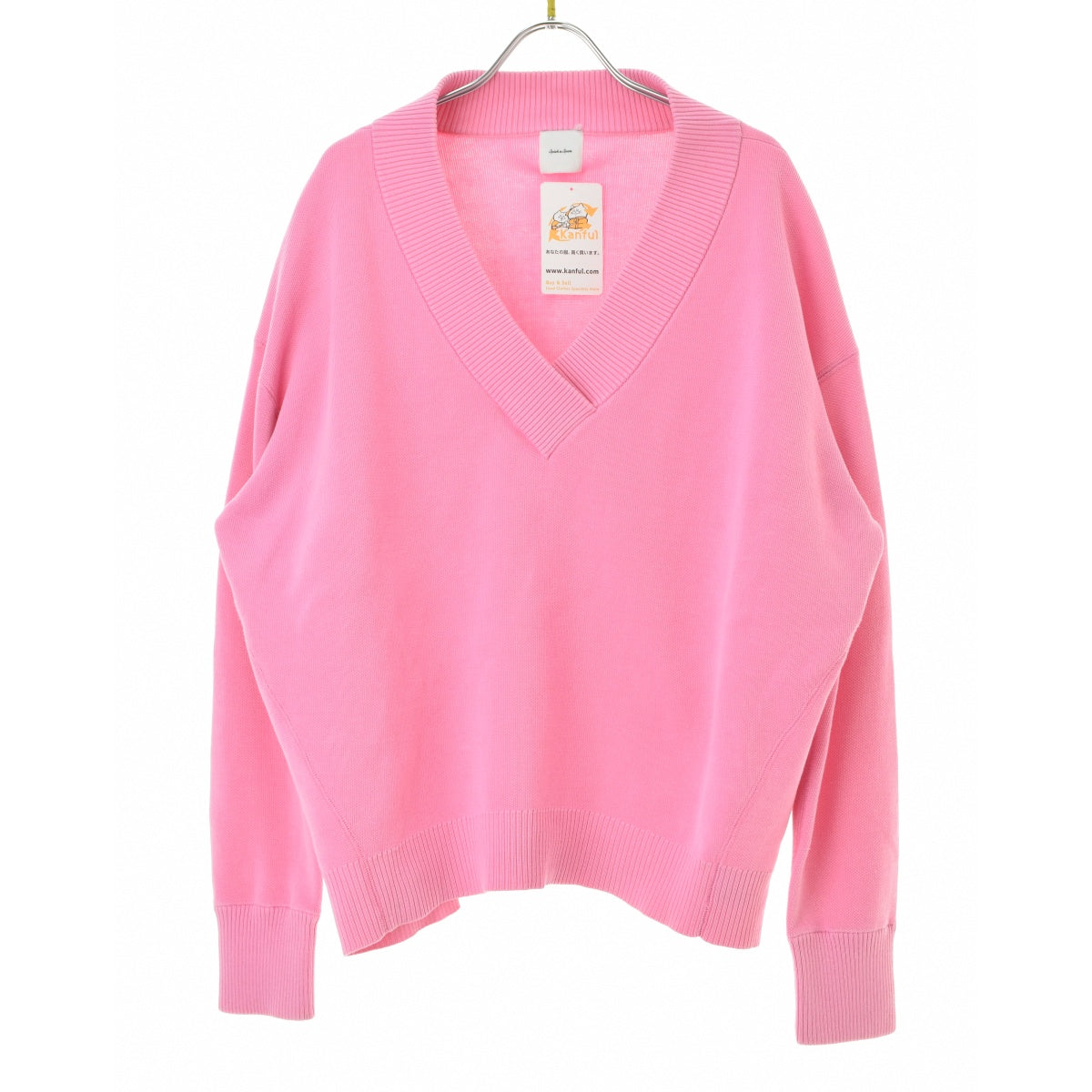SPICK AND SPAN 21080200413110 ダブルニットVプルオーバー