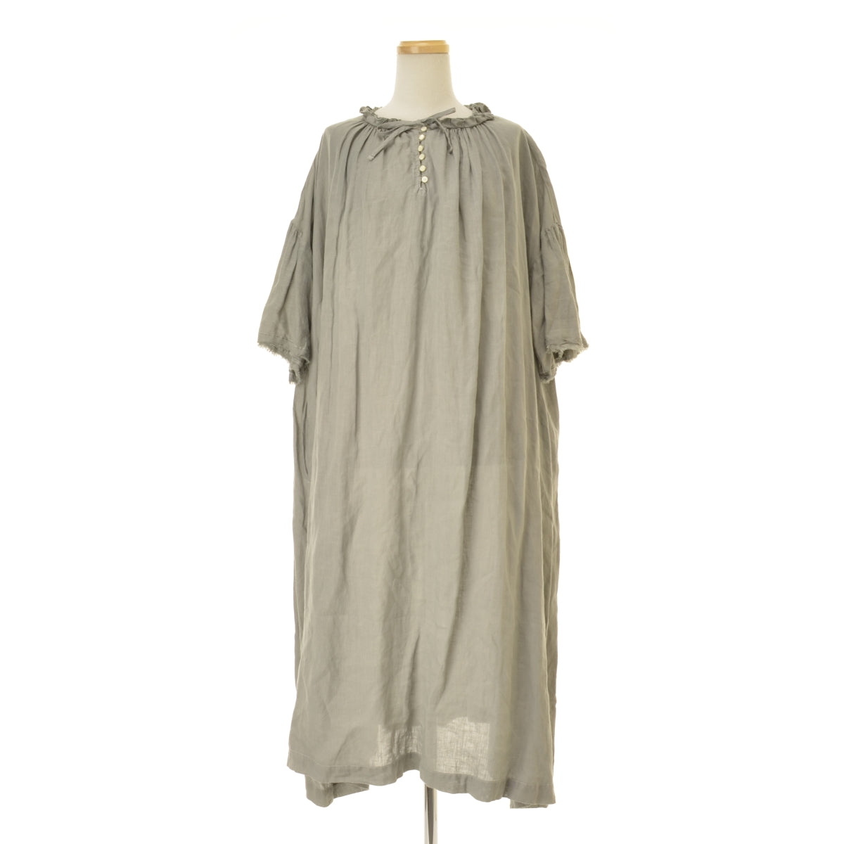 nest Robe 01201-1442 リネンタックカラーワンピース