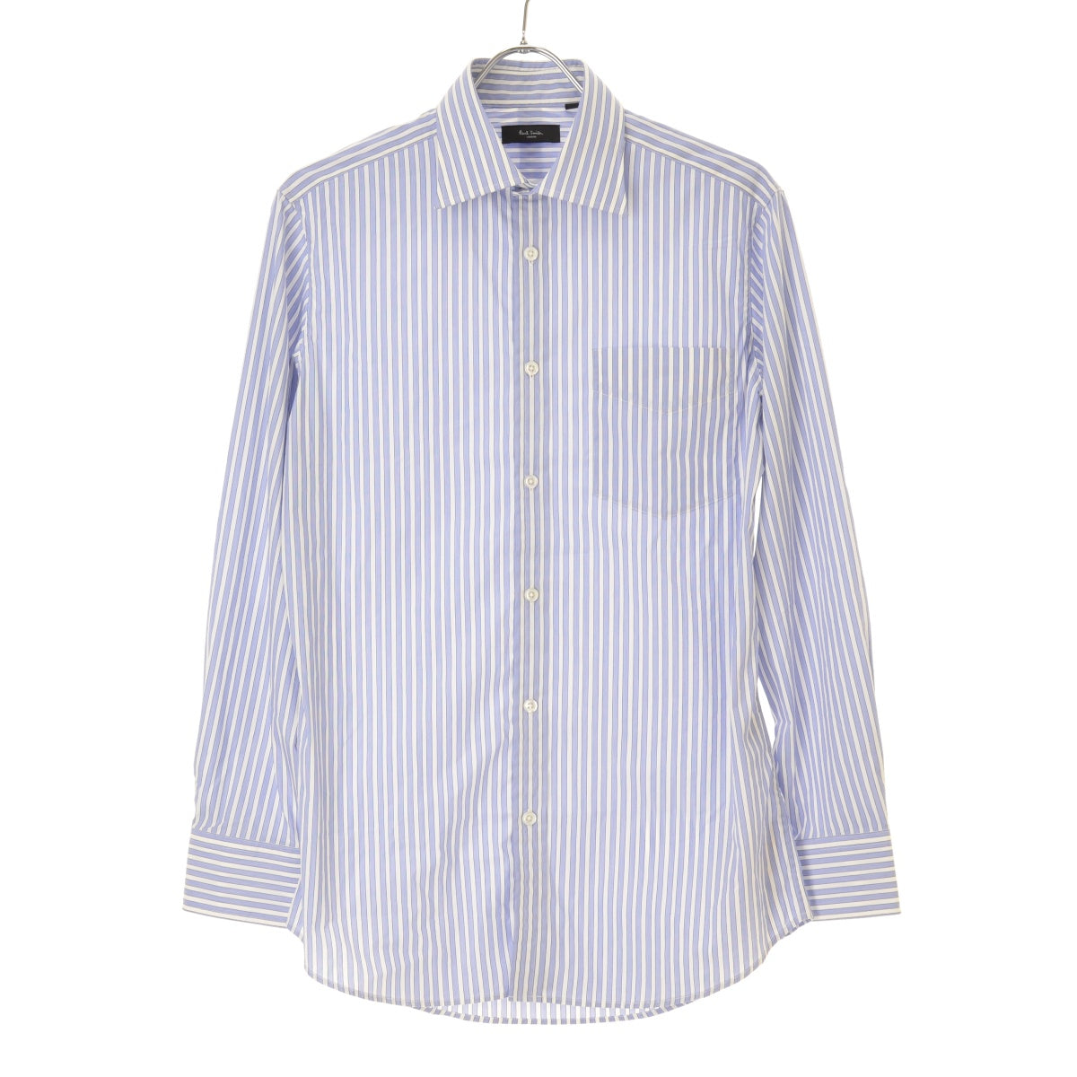 PAUL SMITH 243106 613NSP ポルカドット ジャガード ストライプ ストレッチ ドレス シャツ