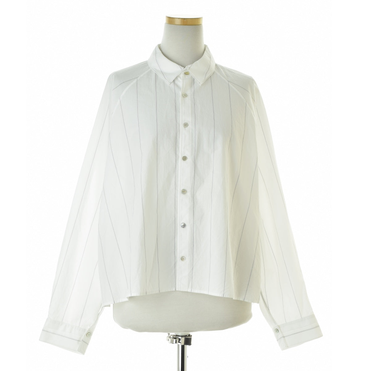 GALERIE VIE 25SS 23-01-51-01001 コットン ラグランスリーブ ワイドシャツ