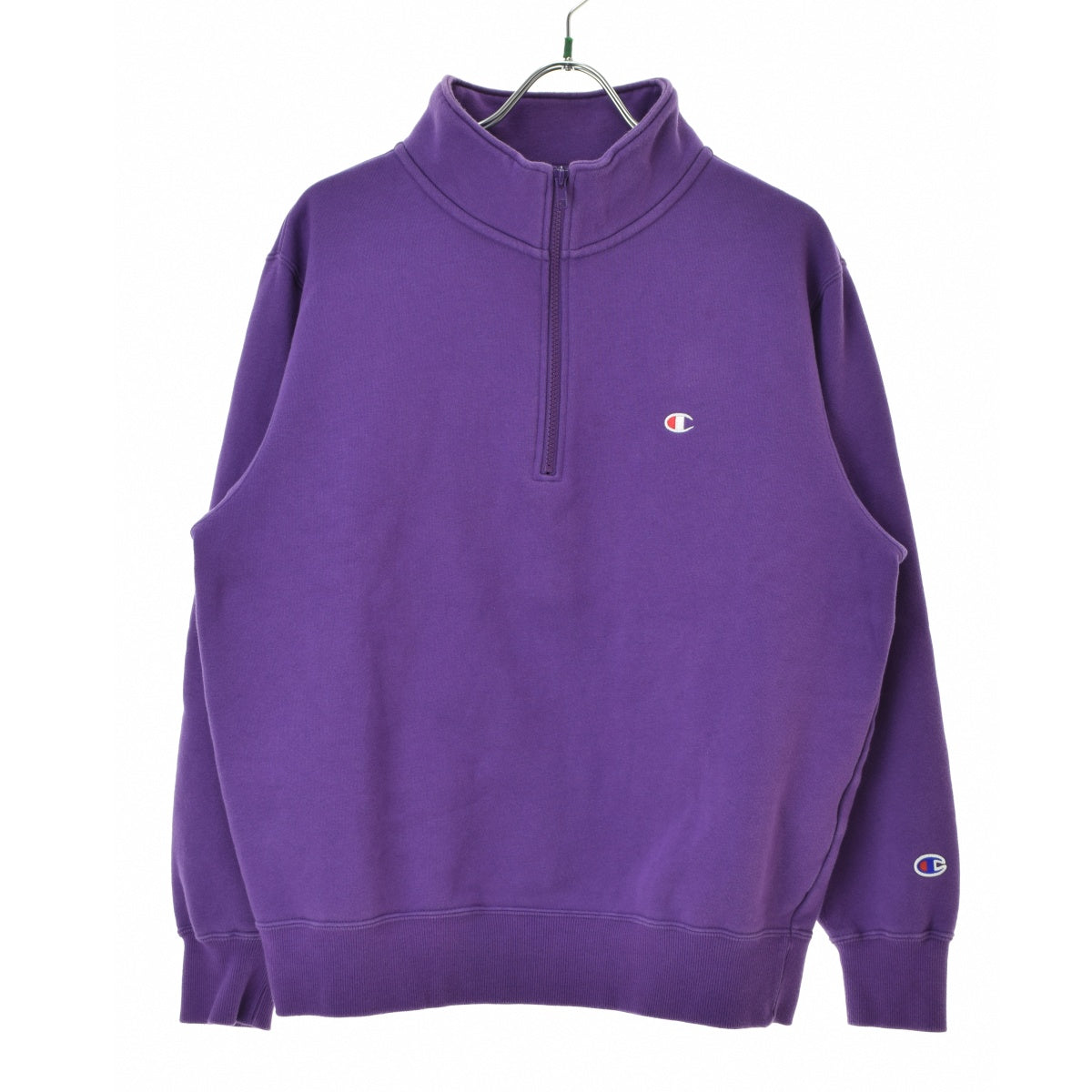 CHAMPION C8-Y015Z ハーフジップスウェット