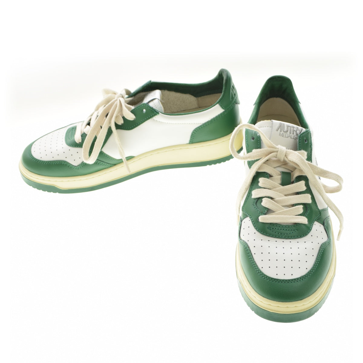 AUTRY MEDALIST LOW GREEN メダリスト ローカット