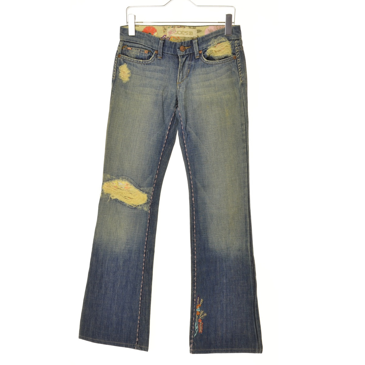 JOE'S JEANS リペア加工刺繍フレア