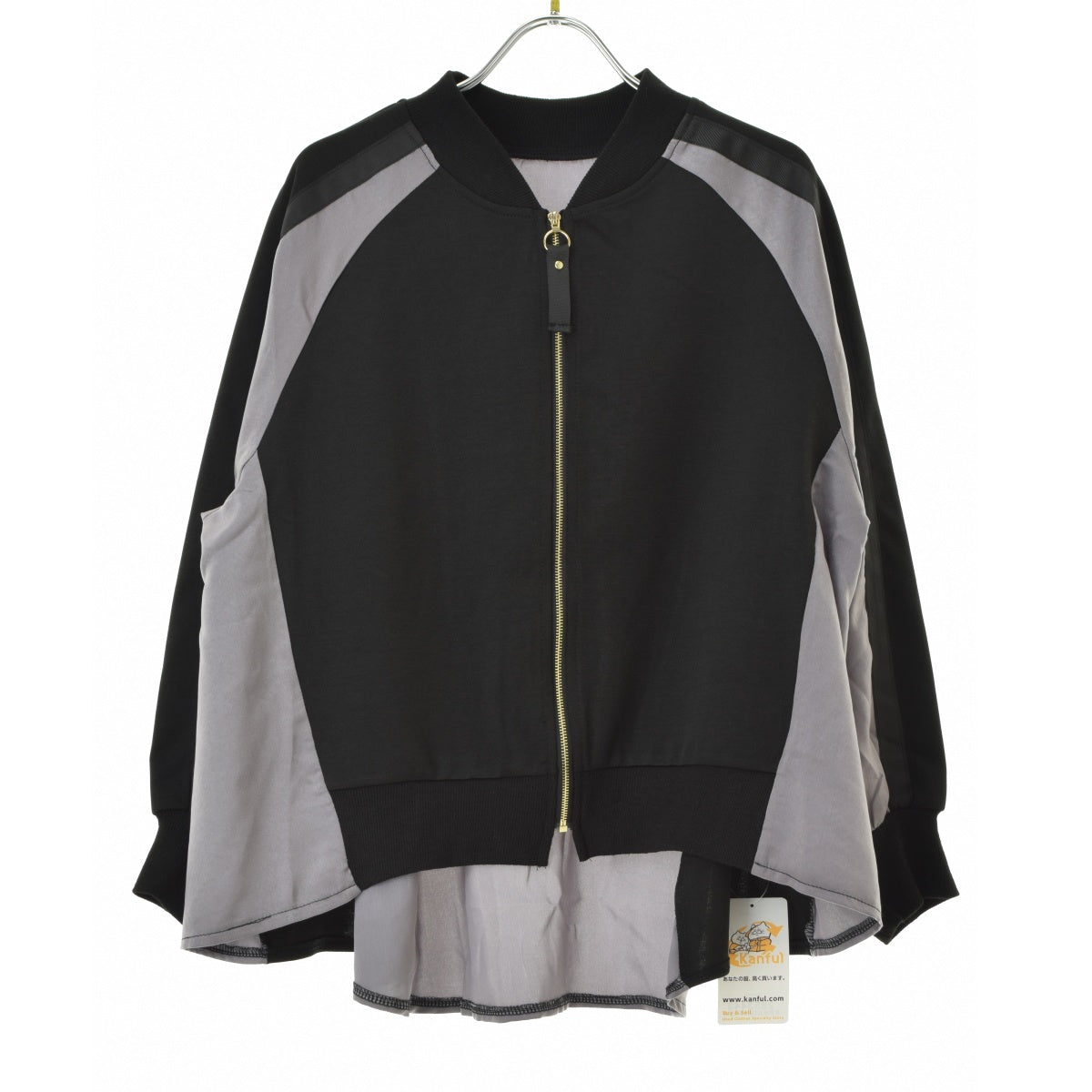Material バックフレアブルゾン