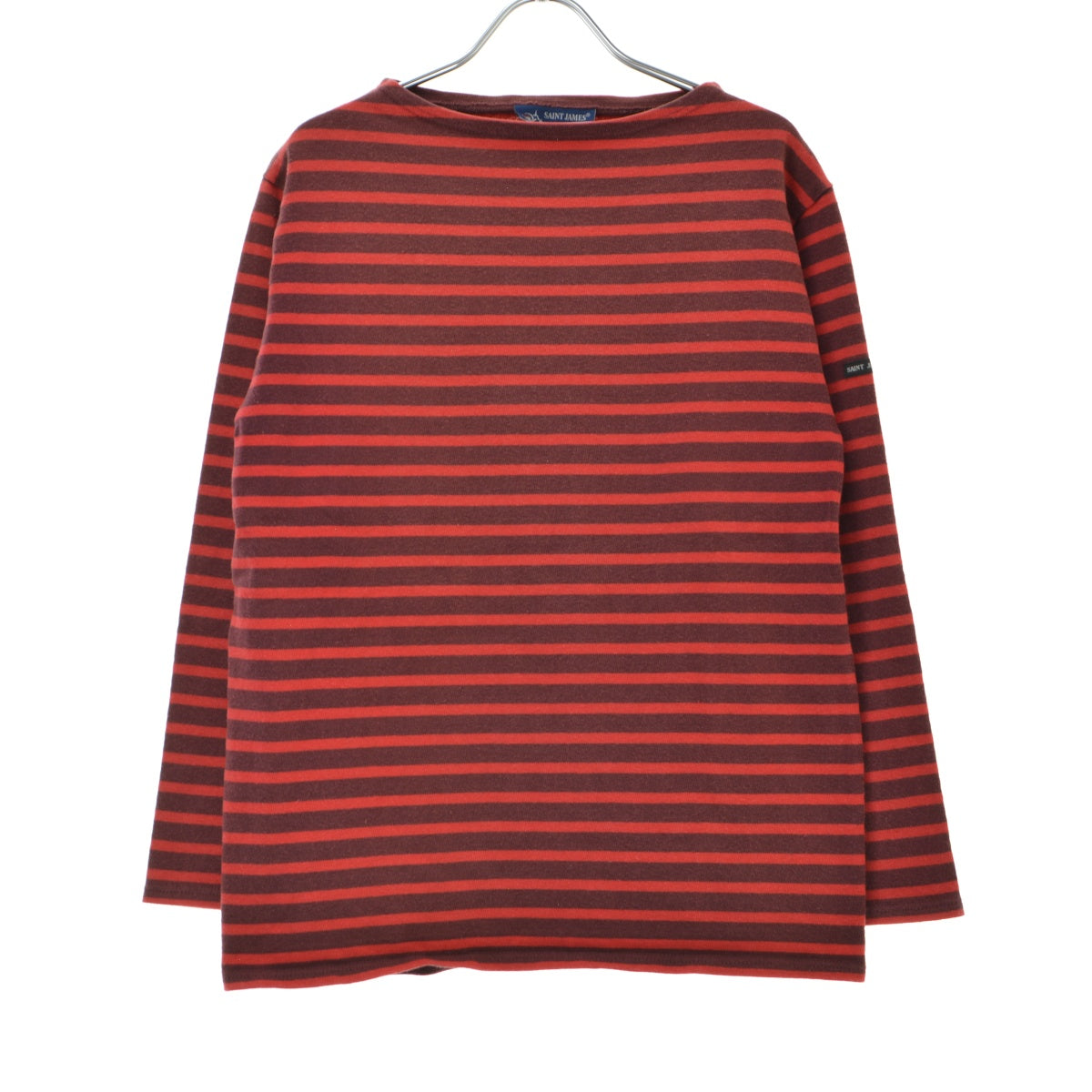 SAINT JAMES OUESSANT ウエッソン ボートネック ボーダー バスクシャツ