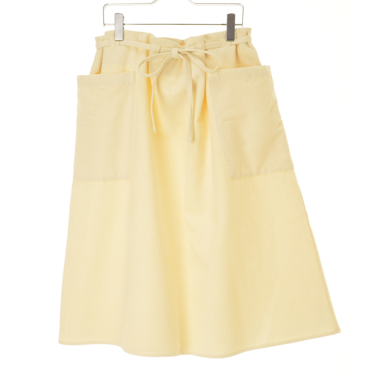 R&D.M.Co / OLDMAN'S TAILOR 23SS 5928 C/CU FABRIC STRING SKIRT コットンキュプラモールファブリックストリング