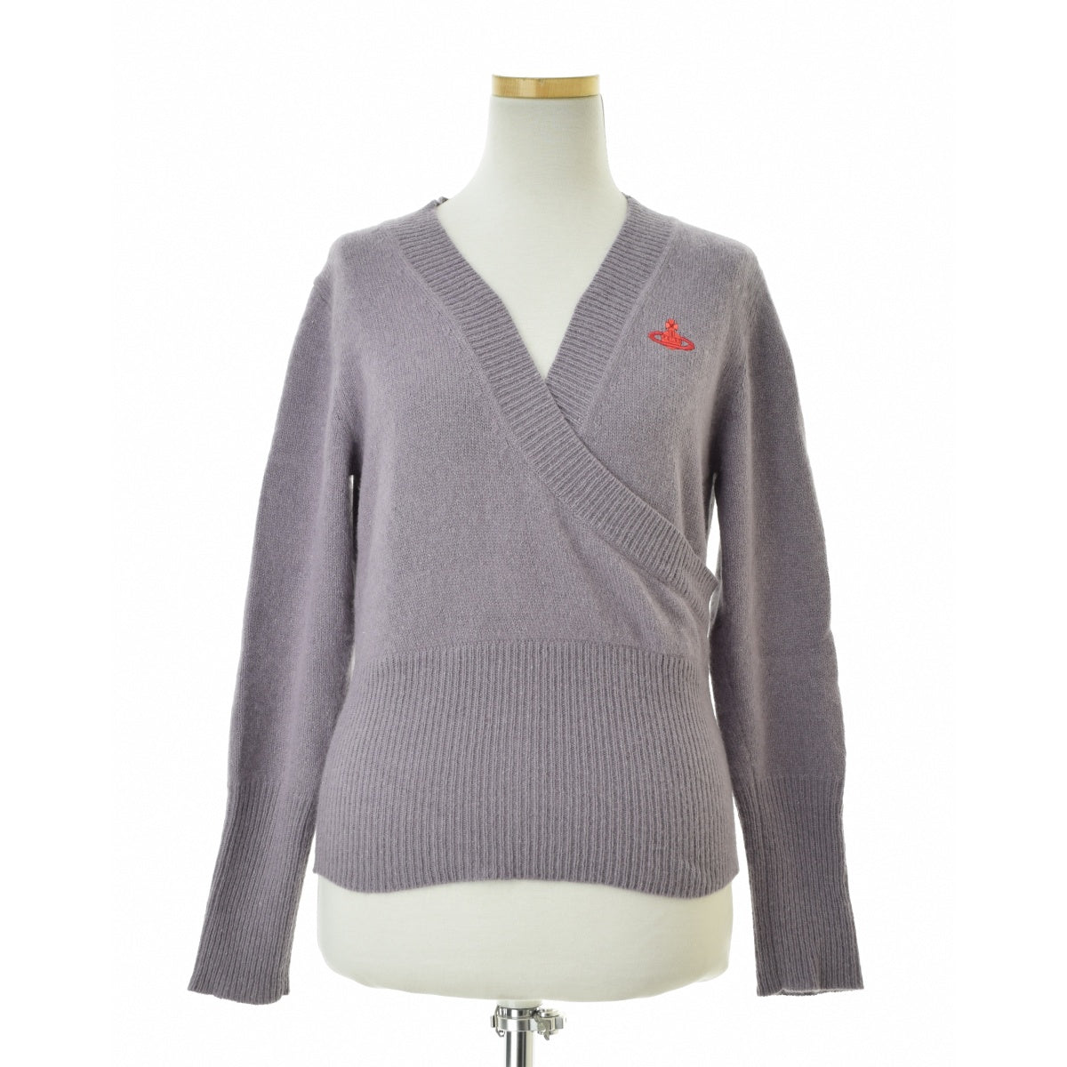 VIVIENNE WESTWOOD REDLABEL オーブ刺繍 アンゴラウール カシュクールデザイン