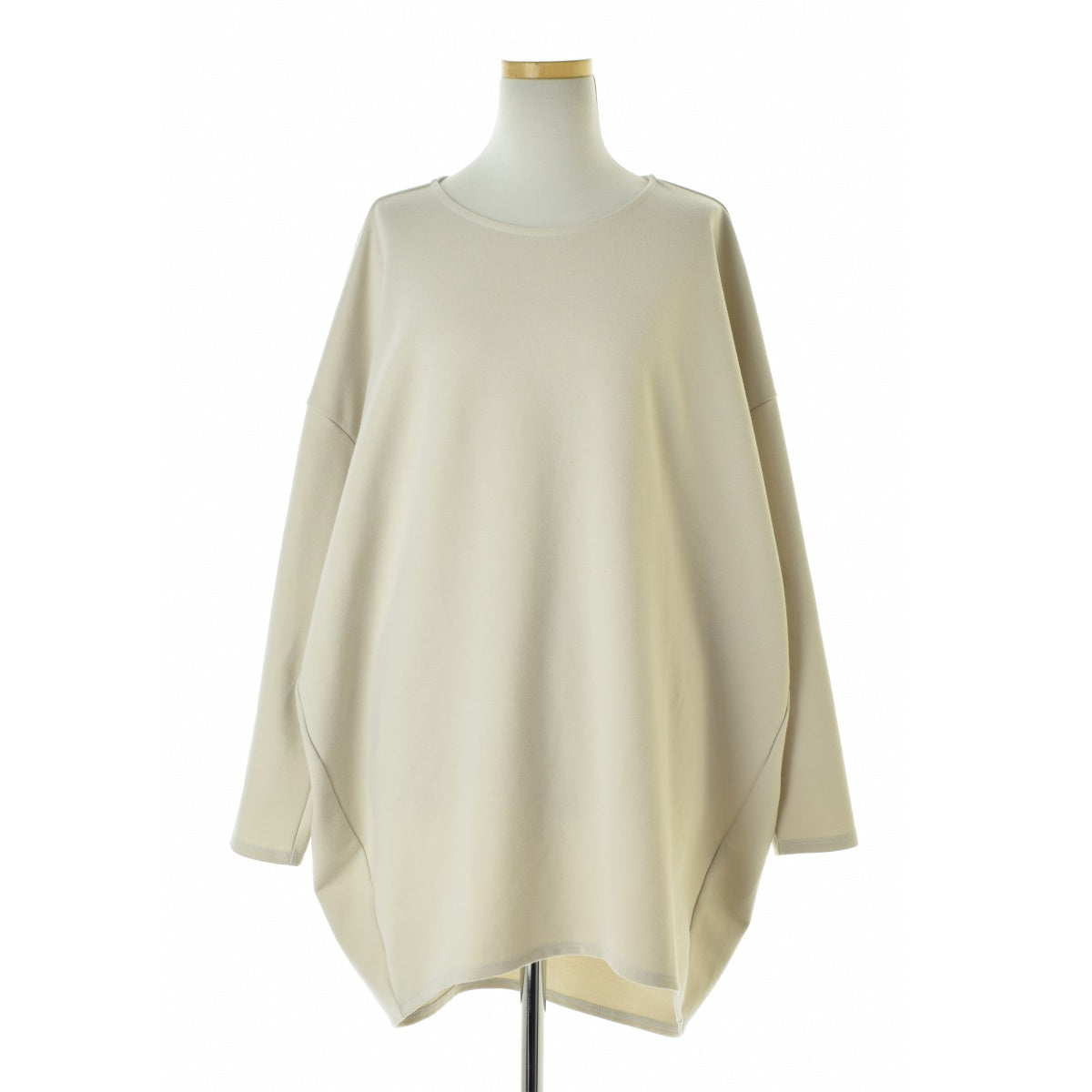 mizuiro-ind 3-210060 crew neck cocoon P/O クルーネック コクーン プルオーバー