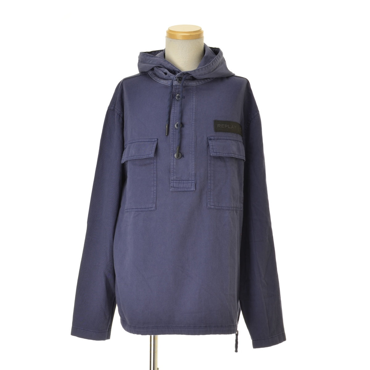 REPLAY M4105.000.84504G コットンサテンプルオーバーシャツ