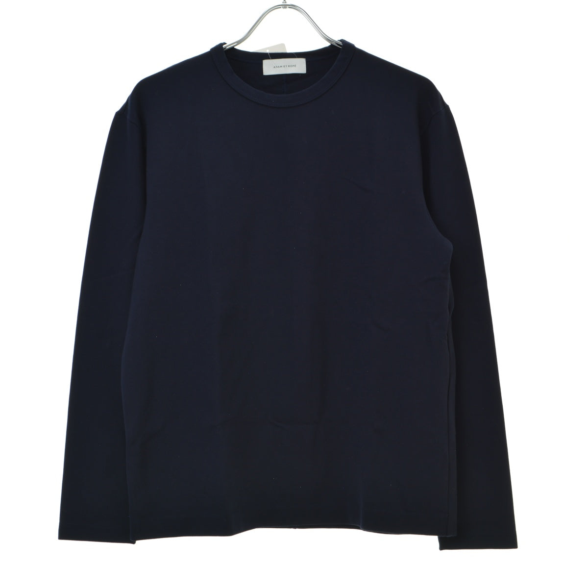 ADAM ET ROPE コンパクトストレッチポンチクルーネックT