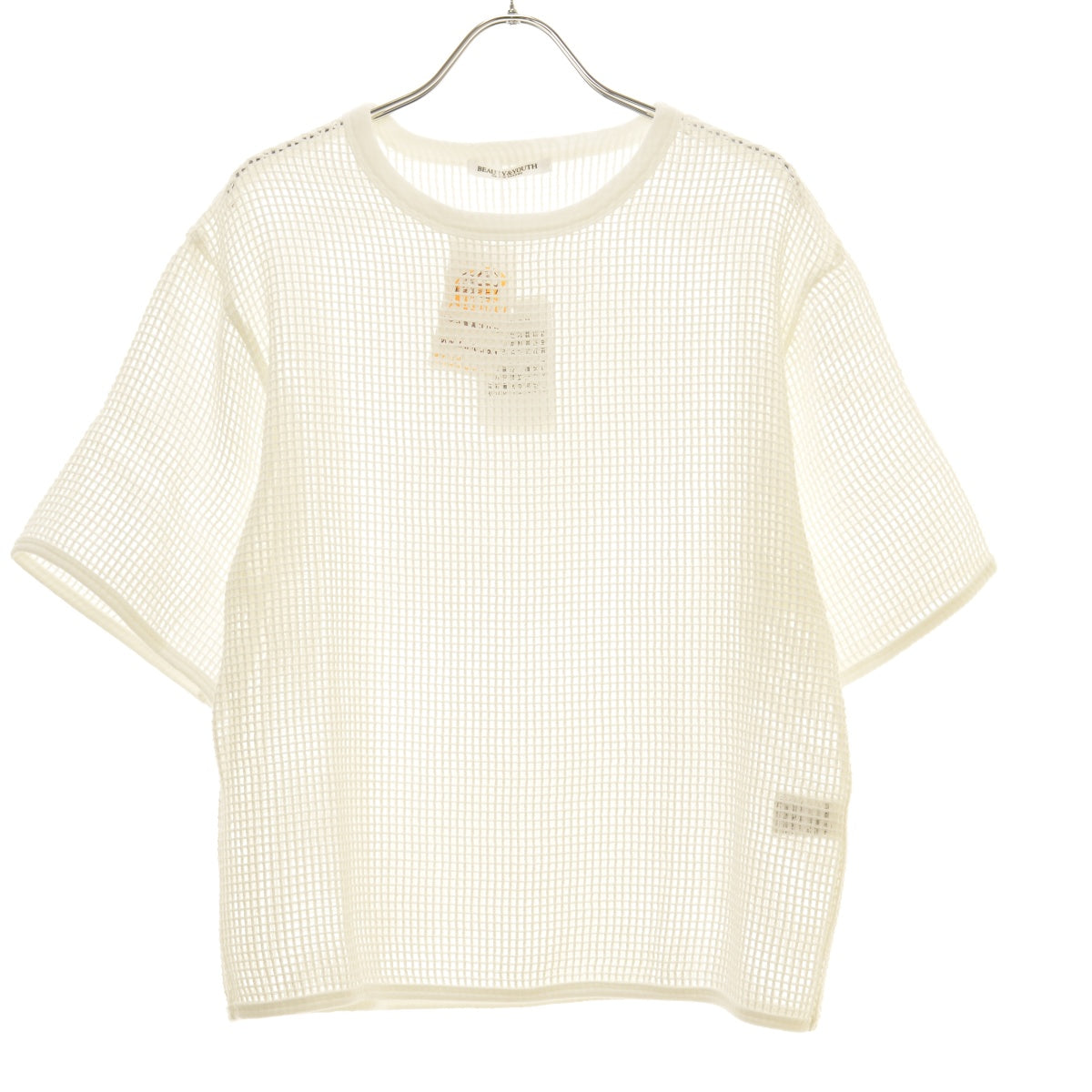UNITED ARROWS BEAUTY & YOUTH 1617-137-6032 メッシュ クルーネック プルオーバー