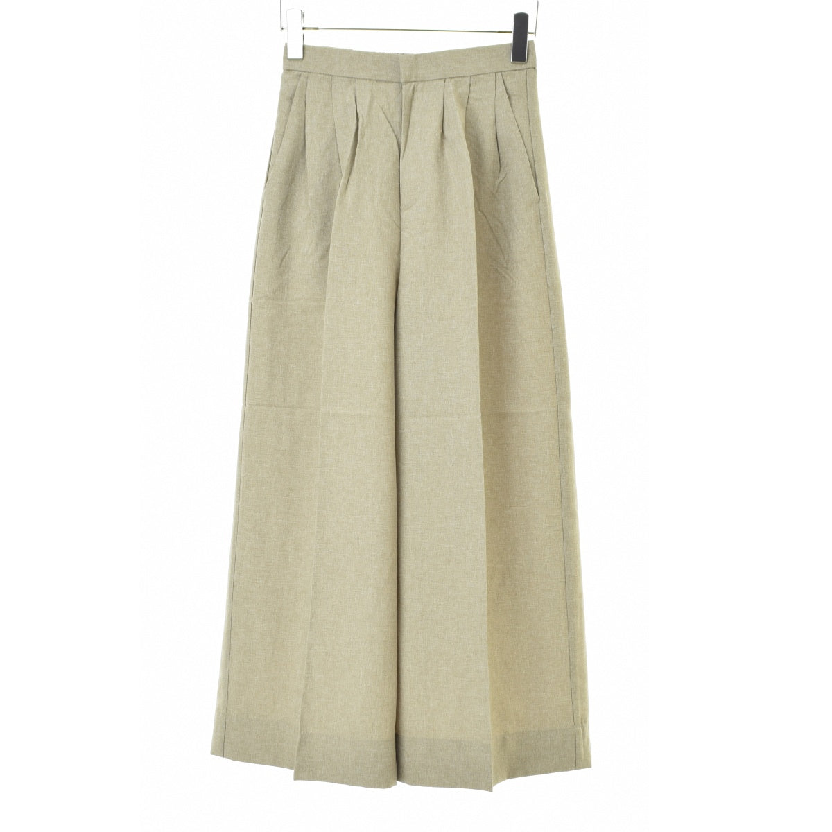 CRAFT STANDARD BOUTIQUE 0P000814200 リネンライク3タックパンツ
