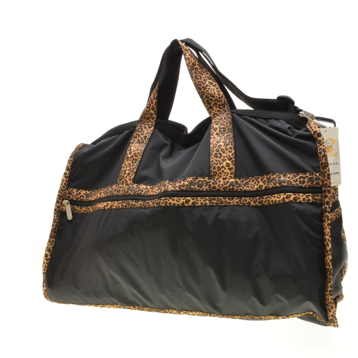 LESPORTSAC 7185 F403 LARGE WEEKENDER ラージウィークエンダー CHEETAH NOIR