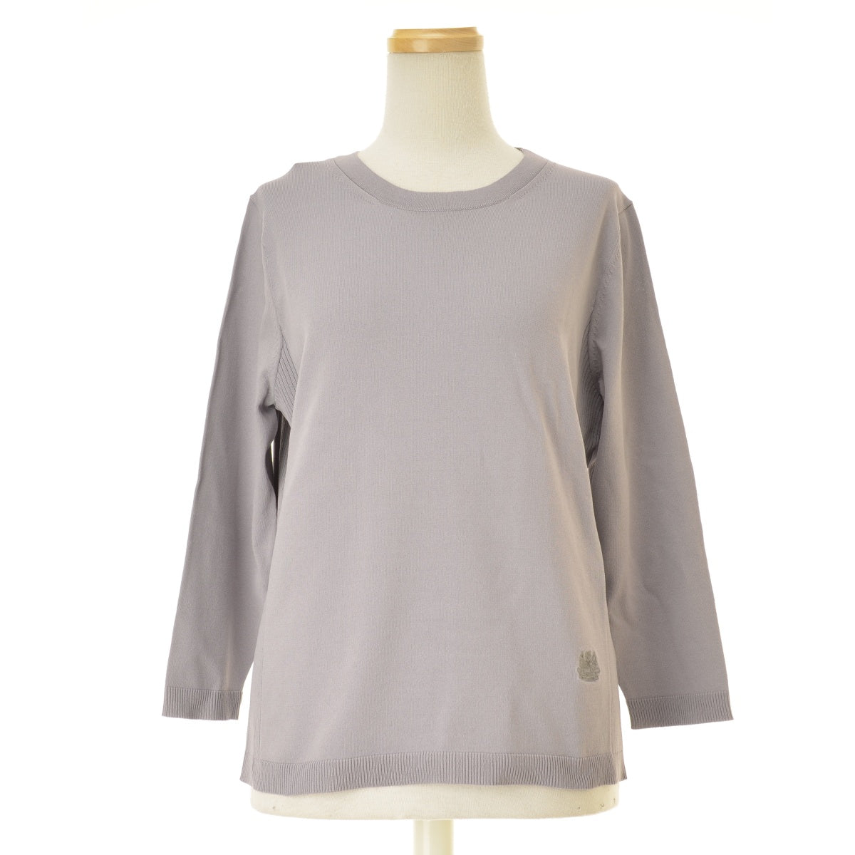 Aquascutum 5005460044-92 CREMANT 7分袖ニットT