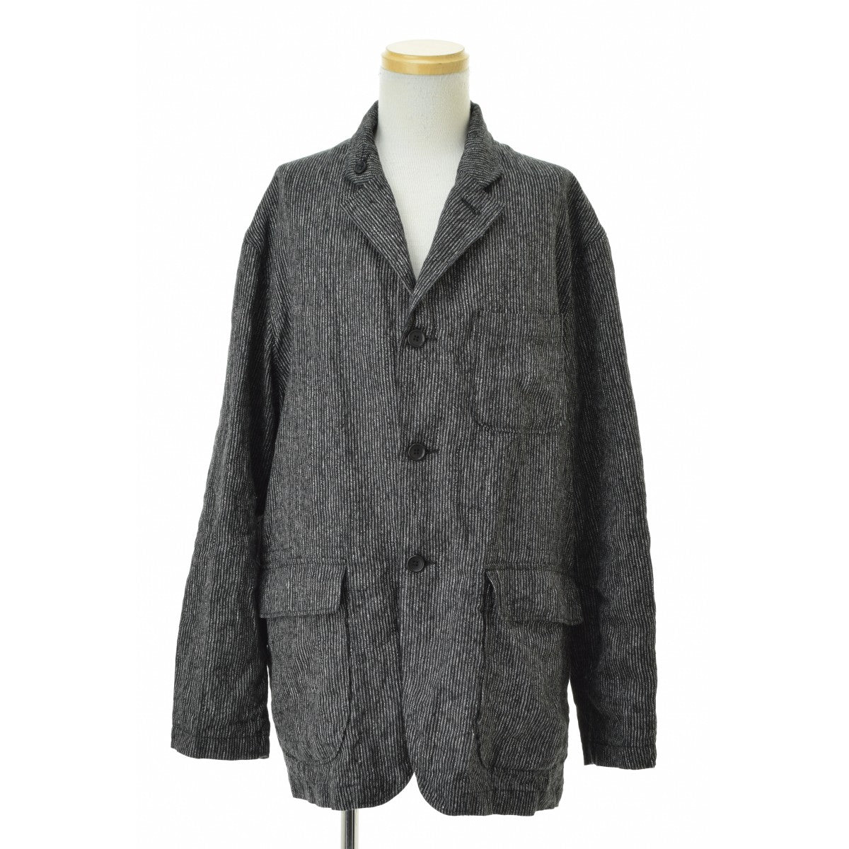 ENGINEERED GARMENTS Loiter Jacket Linen Stripe