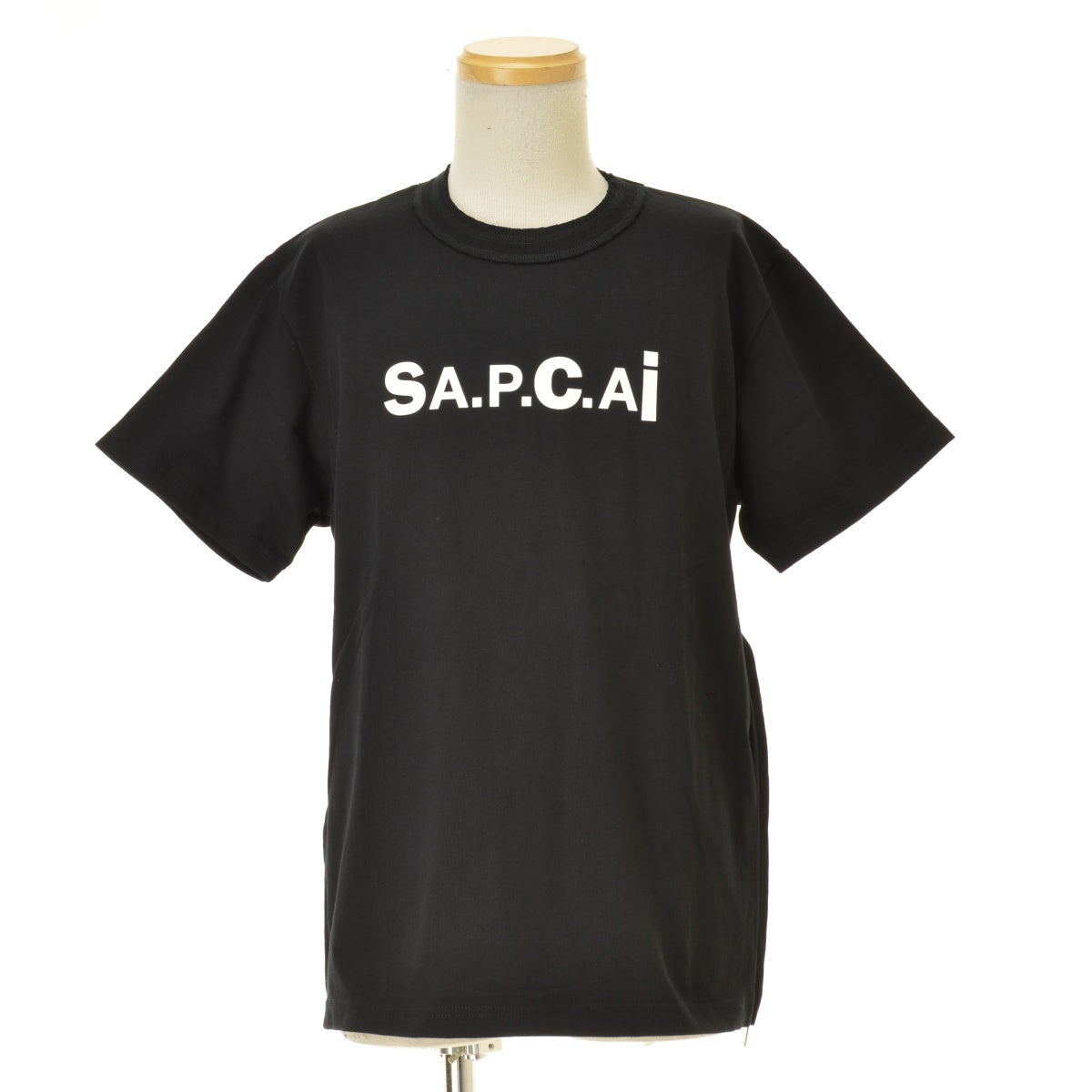sacai 21E2-C0EQW-M26978 SIDE ZIP LOGO TEE