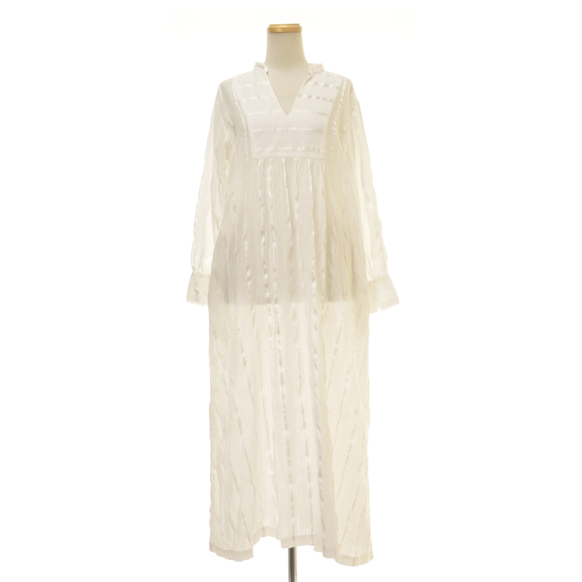 ne QUITTEZ pas Dobby Stripe Shirt Dress ドビーストライプ シャツ ドレス マキシ