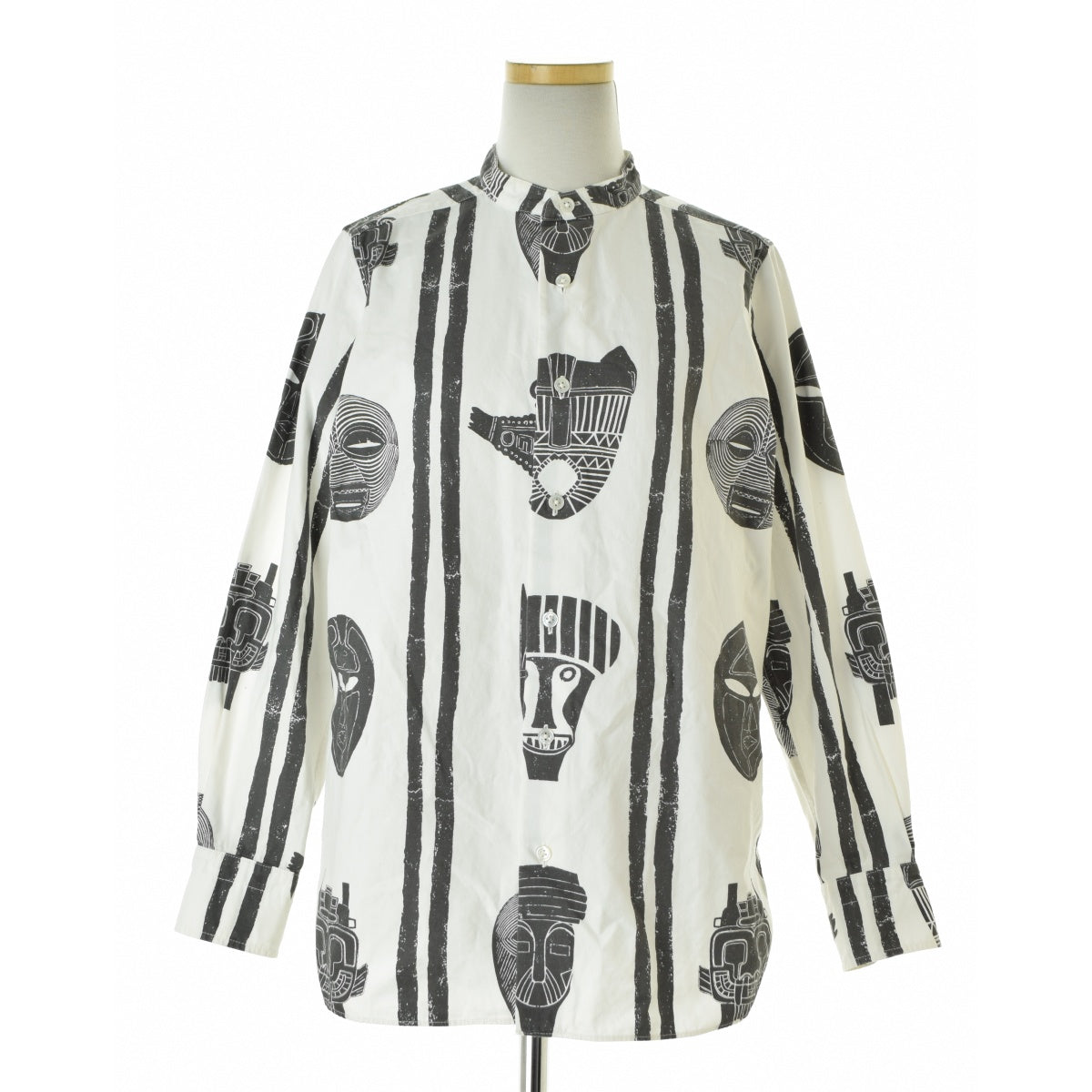 Ron Herman 22SS 3510700182 African Mask Shirt アフリカンマスク