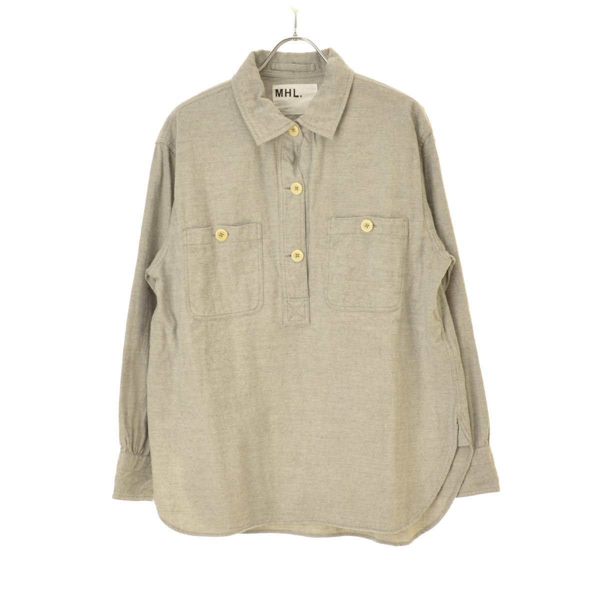 MARGARET HOWELL MHL コットンリネンウール プルオーバー