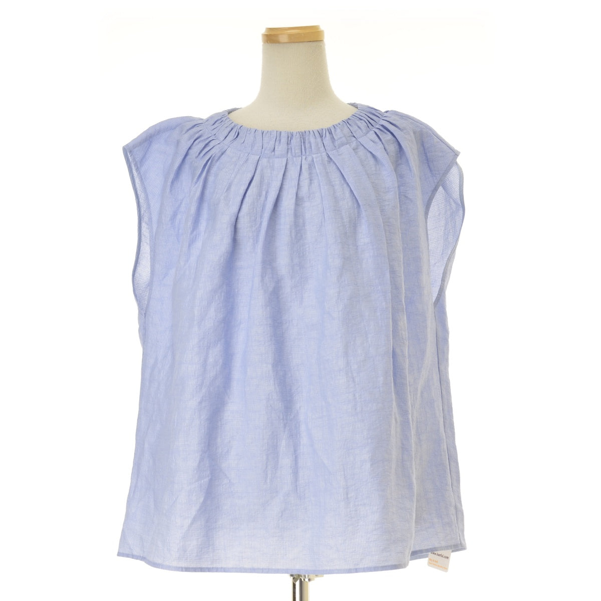 BLAMINK 25SS 7921-230-0300 M.SUMMER ギャザーネックノースリーブブラウス
