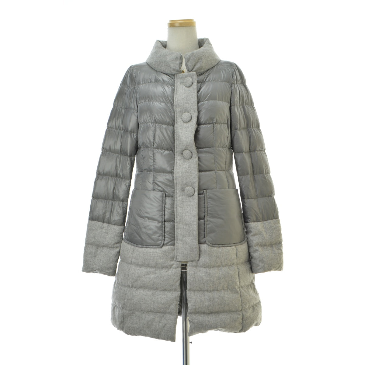 HERNO 41589-DP-39084-9405 LAVJAP カシミヤシルク切り替え