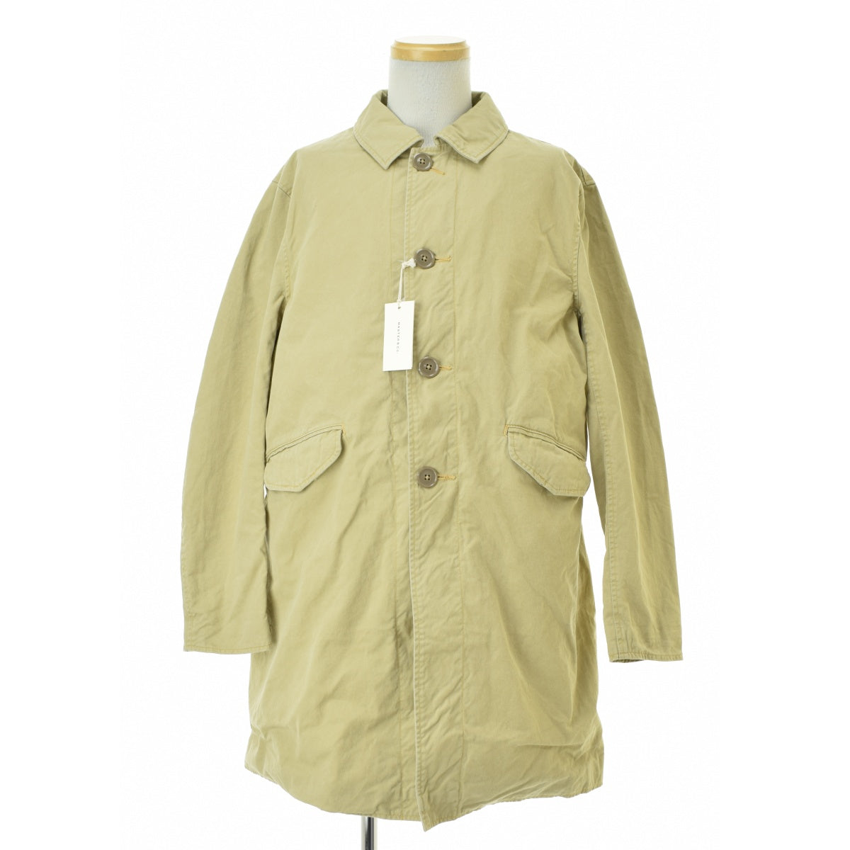 MASTER&CO ユニセックス ウォッシュドチノステンカラーコート