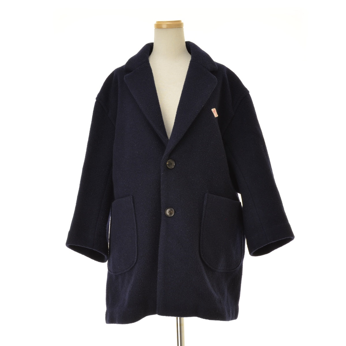 DANTON JD-8902 WOM WOOL MOSSER ウールモッサ チェスターコート