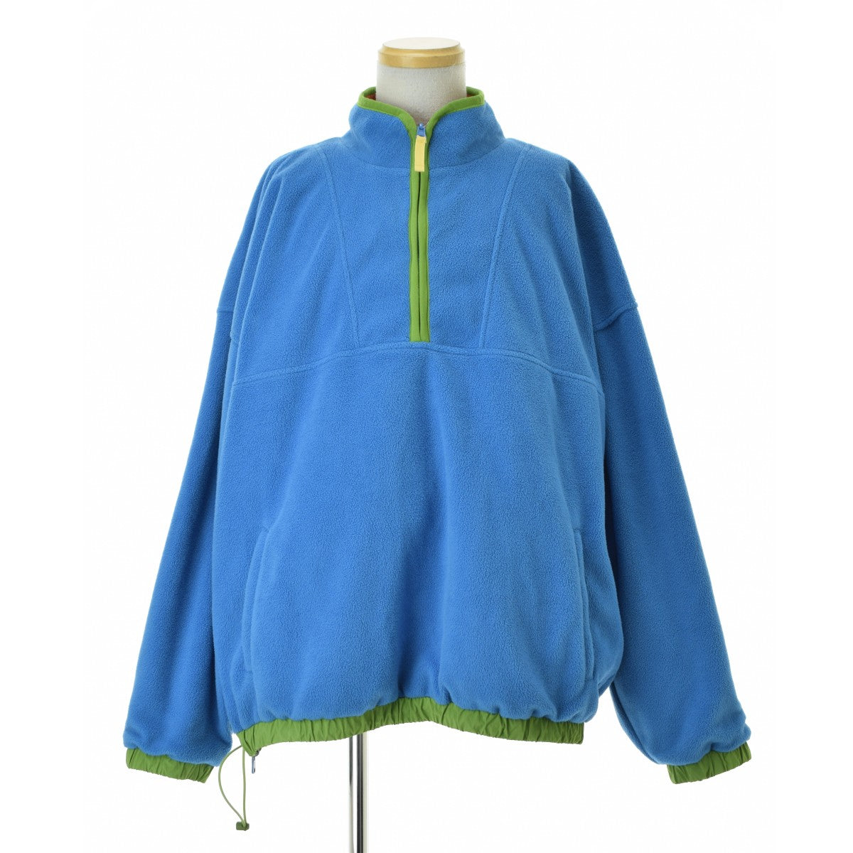 GAP リバーシブル フリース ハーフジップ プルオーバー