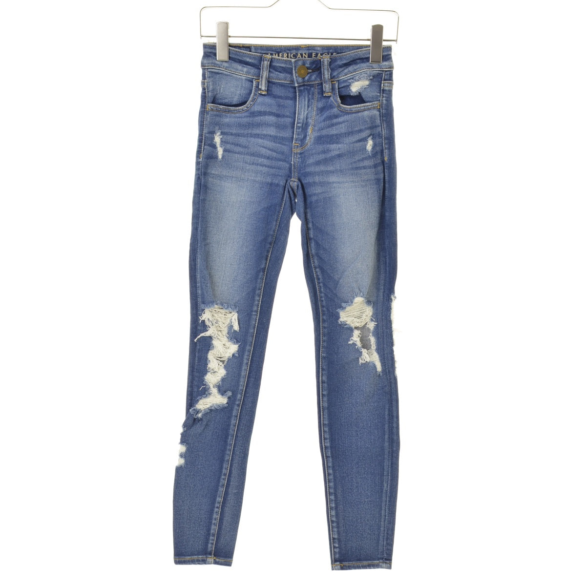 AMERICAN EAGLE ダメージ加工ストレッチスキニー
