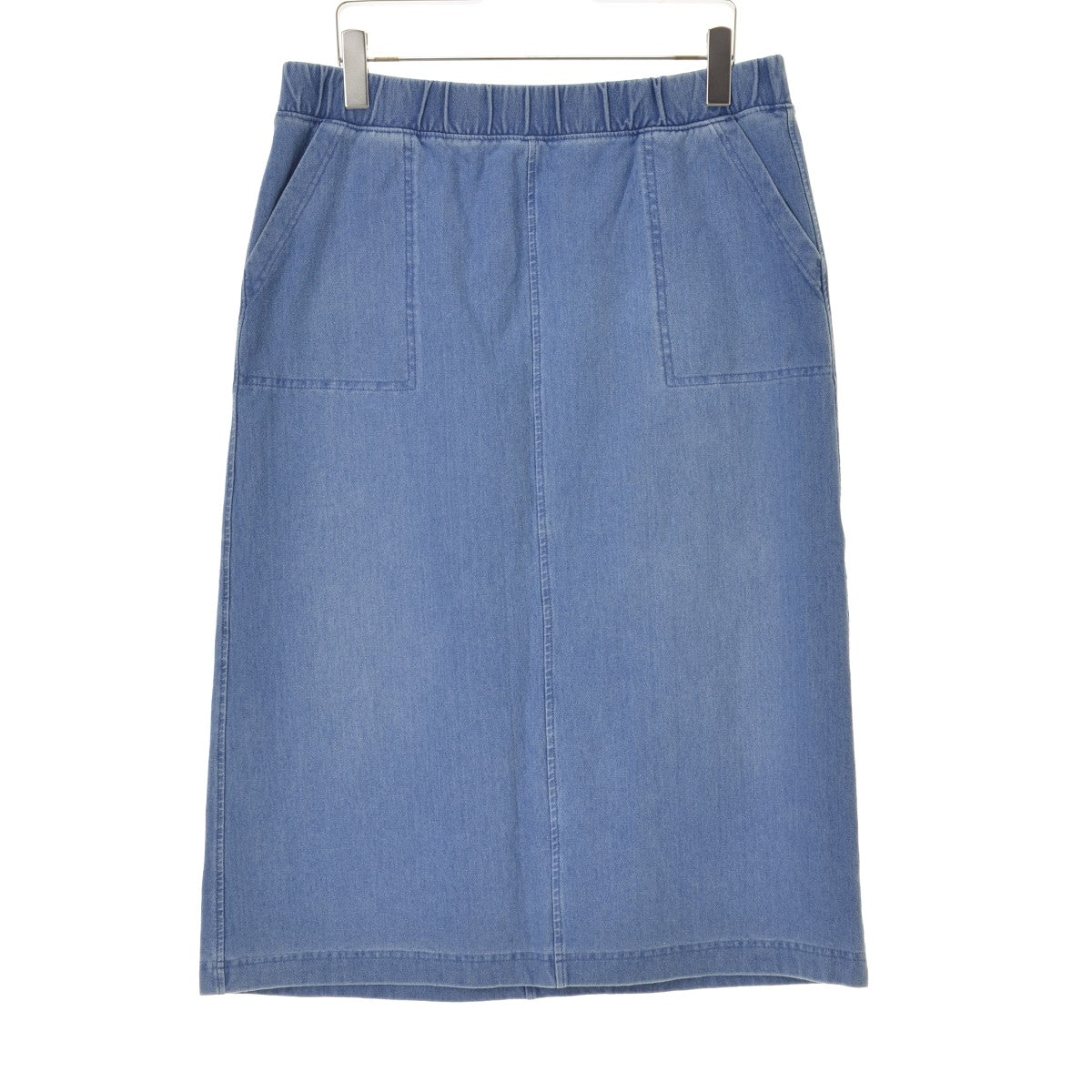 UNIQLO 241-422928 デニムジャージースカートロング