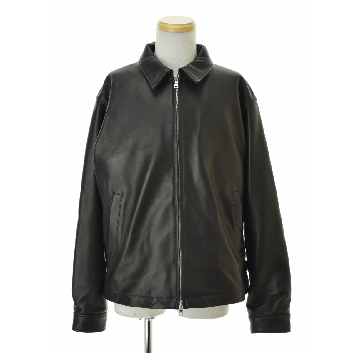 FIDELITY 26375000 LAMB LEATHER ZIP BLOUSON ラムレザー