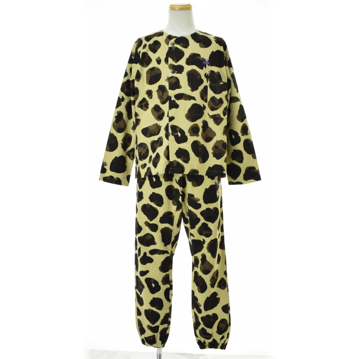 needles 23SS-GOA-070 PAJAMA SET MUSTARD