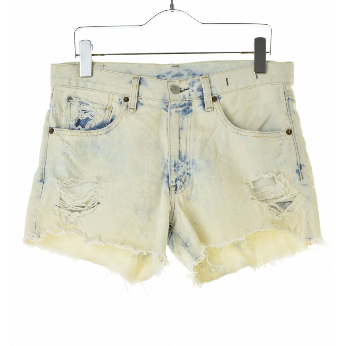 Denim & Supply Ralph Lauren Relaxed Cut Off リラックスフィット カットオフ ブリーチダメージ加工