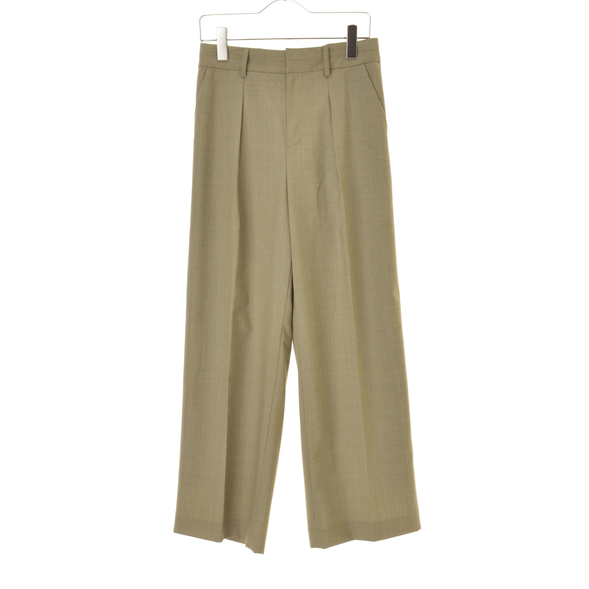 UNITED ARROWS Green Label Relaxing 35141471764 カチリラ ワイドストレート パンツ -ウォッシャブル・ストレッチ・防シワ-