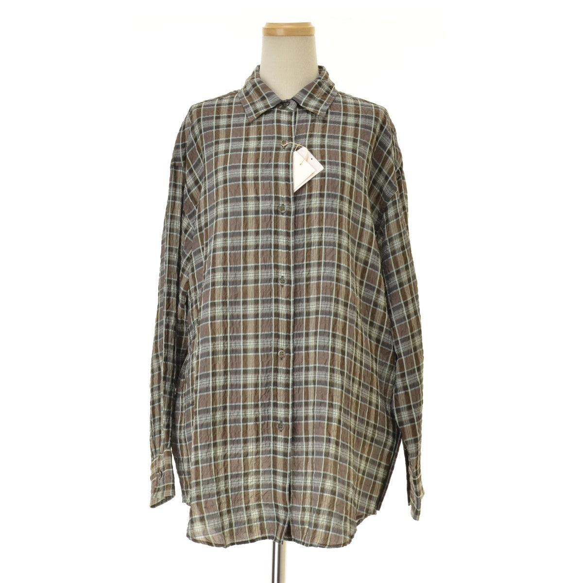 JOURNAL STANDARD L'essage 26SS 26050370203010 チェックカシュクールシャツ