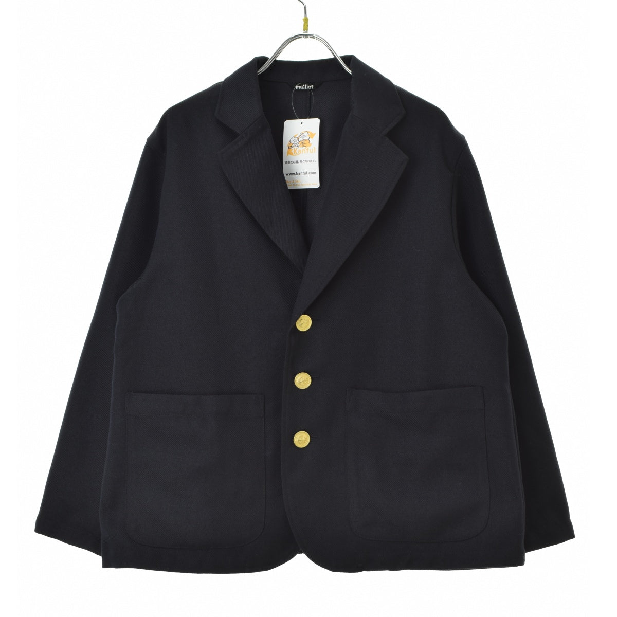 maillot ツイル3ボタン