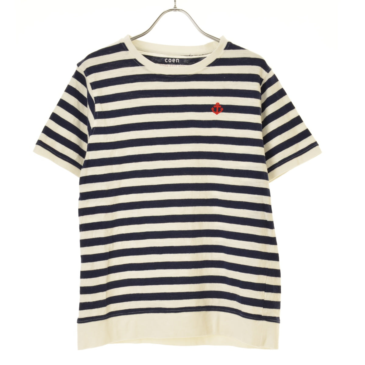coen 76256038030 キモウスラブボーダーTシャツ