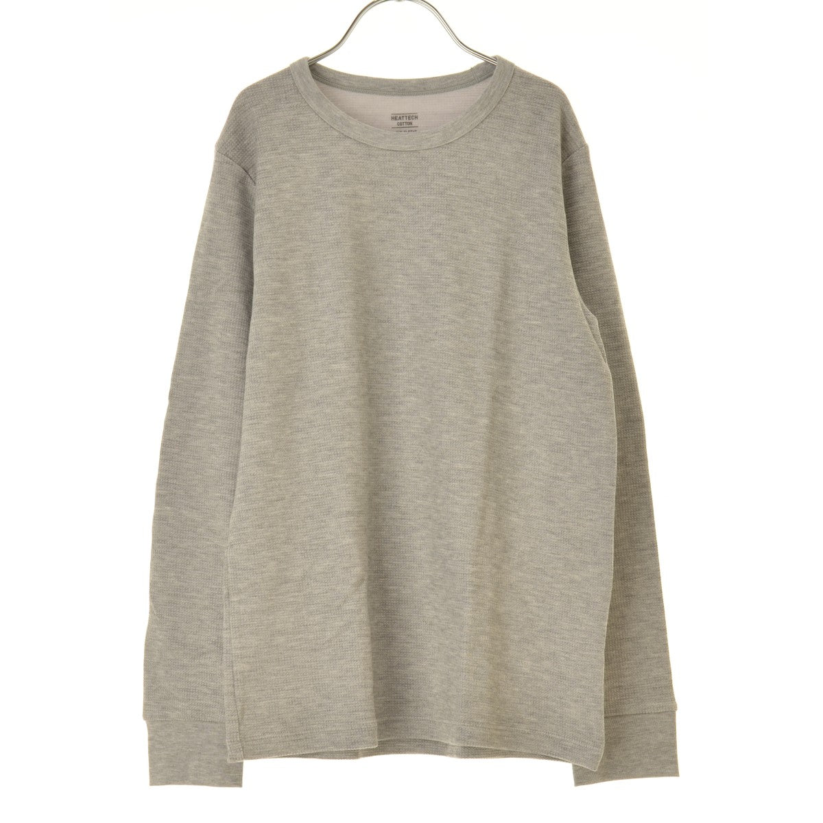 UNIQLO KIDS 極暖ヒートテックコットンワッフルクルーネックTシャツ