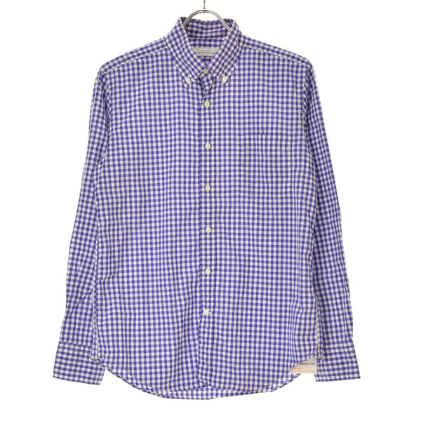 UNITED ARROWS Green Label Relaxing 3211-199-2167 KT SUPIMA BR ギンガムチェック BD シャツ