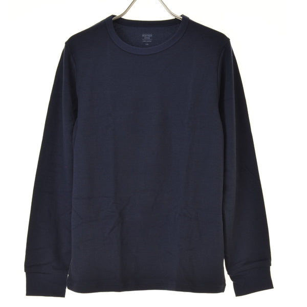 UNIQLO KIDS 極暖ヒートテックコットンワッフルクルーネックTシャツ