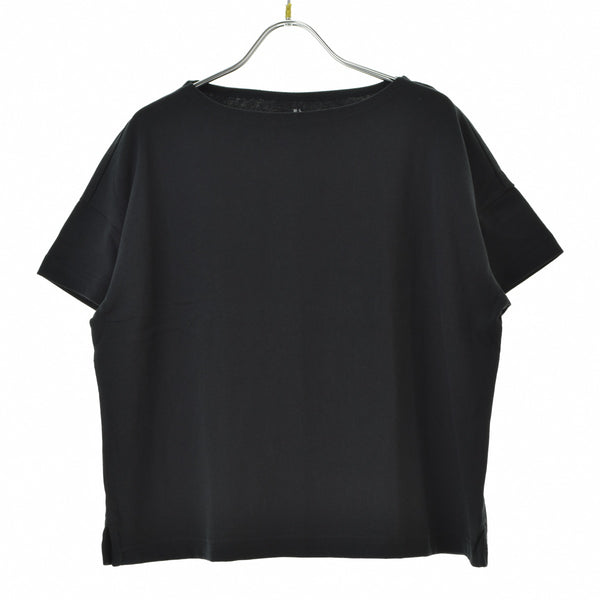 無印良品 太番手 天竺編み ボートネックTシャツ