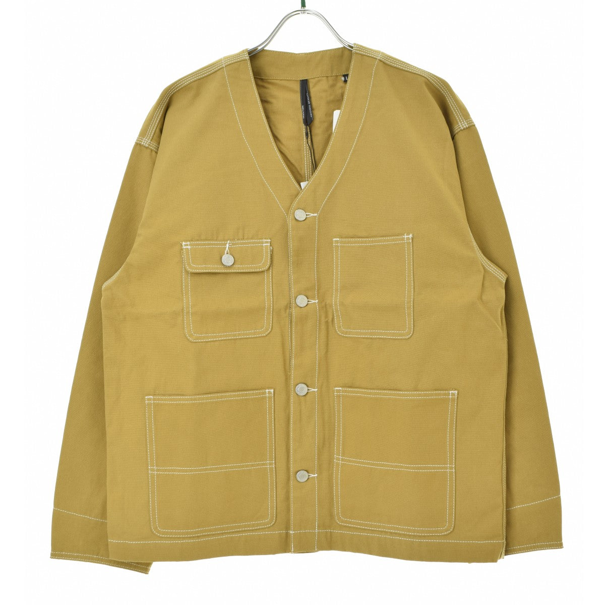 HALHAM 313006H ダック ノーカラーワーク カバーオール
