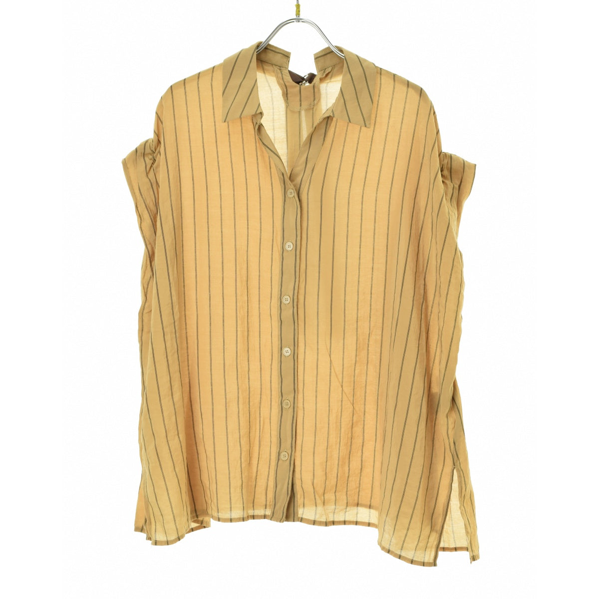 HERENCIA H425153 Sheer Back Ribbon Blouse シアーバックリボン