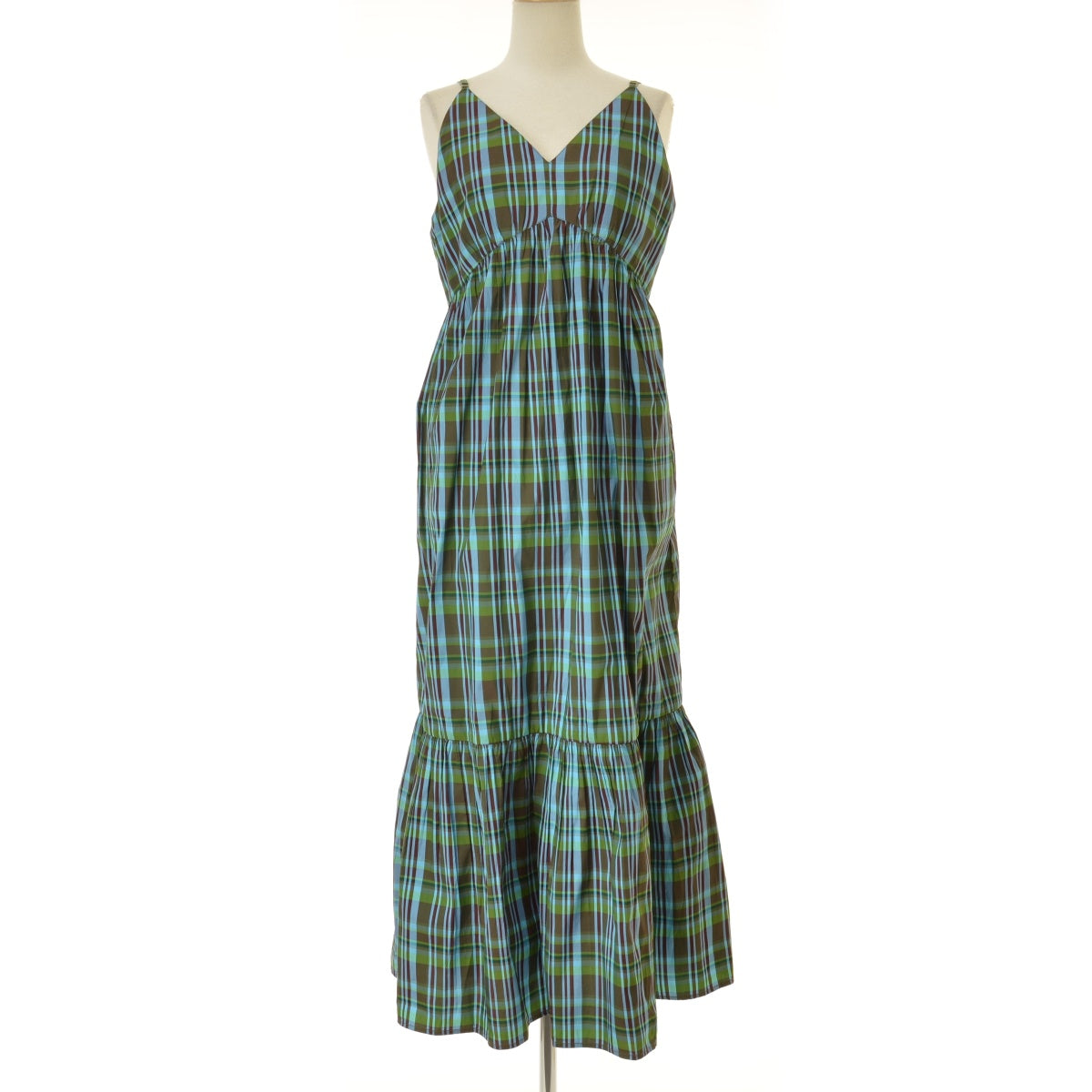 Sara mallika 25AW 020552SM5 JOURNAL STANDARD取り扱い Poly Taffeta Cami Dressマキシ