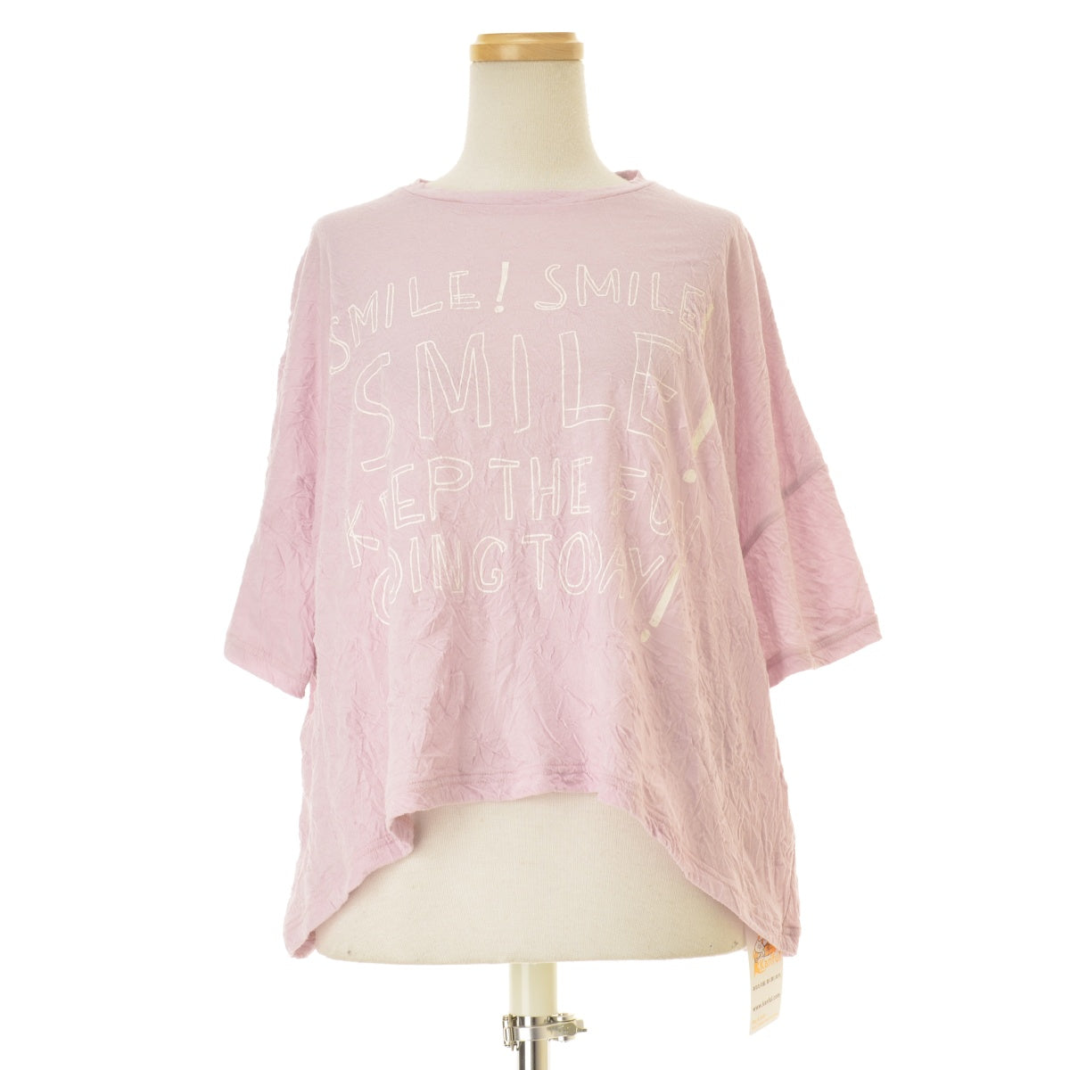 tumugu 26SS TC26208 ワッシャーライト プリントTシャツ