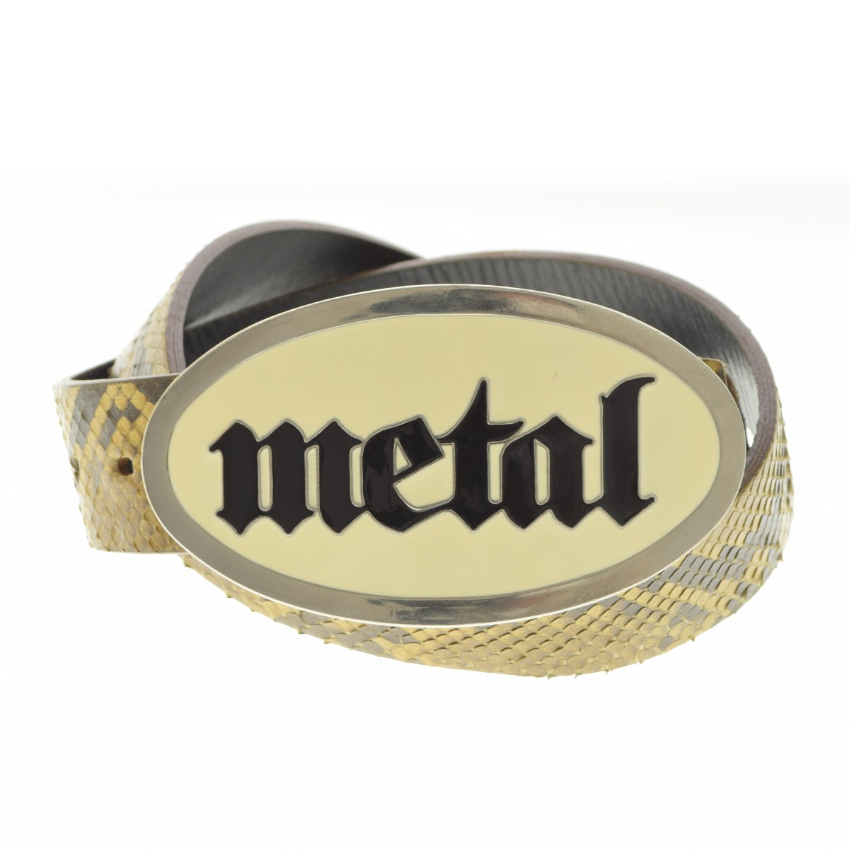 HYSTERICS パイソン型押し metalバックル