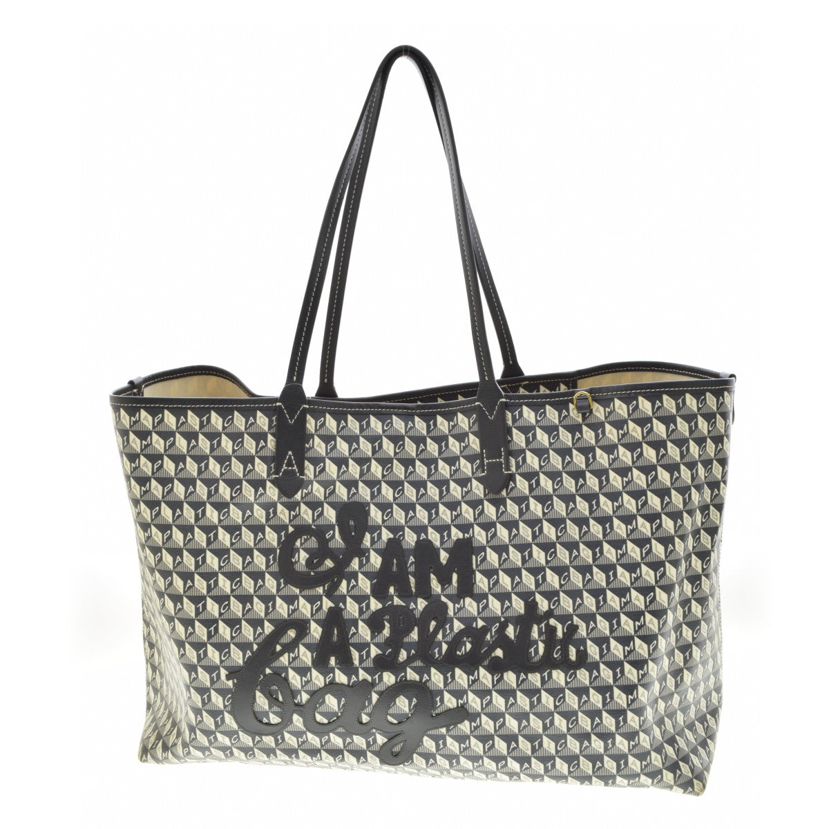 ANYA HINDMARCH 5050925 149839 I AM A Plastic Bag Motif Tote