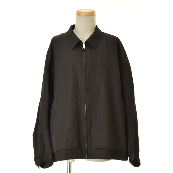 STILL BY HAND 26SS BL05261 Pigment print zip up blouson