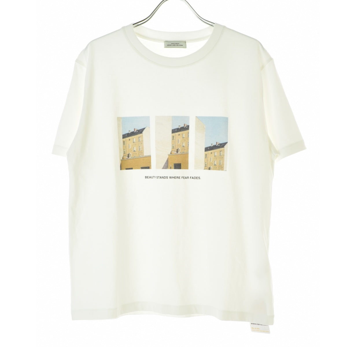 UNITED ARROWS Green Label Relaxing 3617-6-000011 コラージュ フォト ショートスリーブ Tシャツ